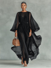 Seraphina Elegant Chiffon Maxi Dress
