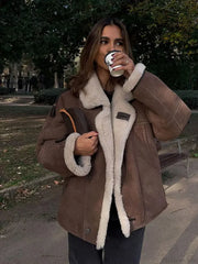 Hazel – Cozy Aviator City Jacket