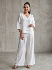 River | Layered Top Wide Leg Set