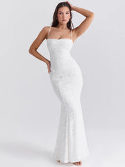 Ophelia – Selene Romantic Lace Maxi Dress