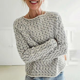 Sabrina – Relaxed Textured Knit Sweater