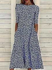 Sela™ – Coastal Floral Midi Dress
