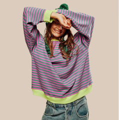 Manie - Striped Oversized Sweater