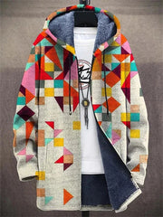 Lisa – Cozy Patchwork Hoodie Jacket