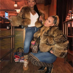 Madison – Luxe Glam Statement Fur Jacket