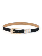 Metal Core Suede Belt
