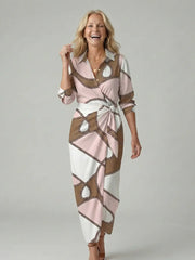 Islen | Smooth Form Midi Dress