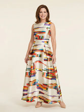 Valeria | Sleeveless Round Neck Pleated Maxi Dress