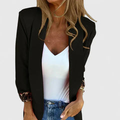 Autumn – Classic Red Open Blazer