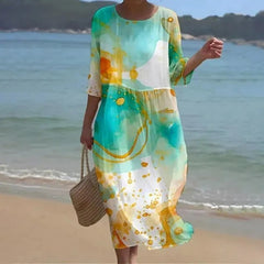 Lucy - Elegant Floral Dress