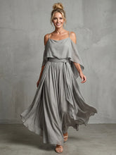 Marisol | Layered Drape Cold Shoulder Top Wide Leg Set