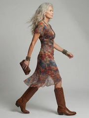 Aeris | Quiet Halter Midi Dress