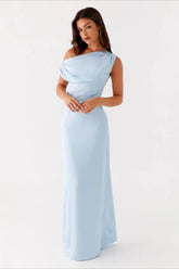 Claire – Elegant Draped Evening Dress