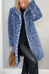 Sabrina – Luxe Leopard Faux Fur Coat