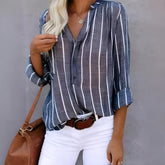 Lillian – Relaxed Striped Blouse