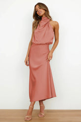 Katherine | Elegant Satin Dress