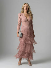 Noren | Fringe Layer Midi Dress
