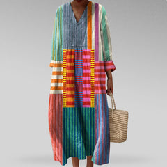 Lia™ | Elegant Geometric Dress