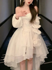 Amelia – Fairytale Ruffle Corset Mini Dress