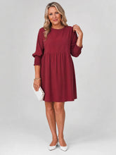 Corinne | Long Sleeve Smocked Cuffs Mini Dress