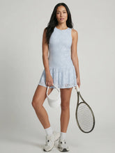 Zaira | Sleeveless Lace Textured Tennis Dress