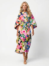 Glade | Wide Sleeve Floral Midi Dress