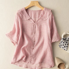 Hailey – Summer Button Blouse