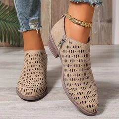 Savannah – Chic Cutout Side Booties