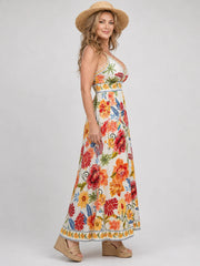 Maribelle | Sleeveless Empire Waist Midi Dress