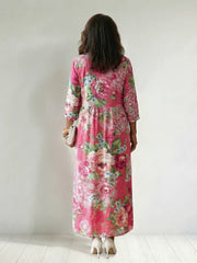 Freya | Garden Bloom Midi Dress