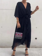 Ulani | V-Neck Flowy Dress