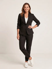 Ines | Notch Collar Relaxed Tailored Suit