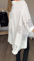 Skylar – Handwritten Button-Up Shirt