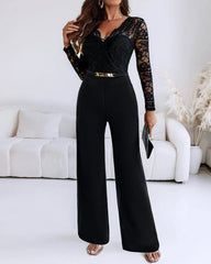 Julienne - Long-Sleeved Jumpsuit With Back Zipper