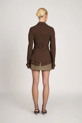 Brielle – Modern Sculpt Wrap Blouse