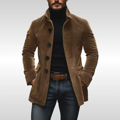 Marcus – Premium Corduroy Button-Up Coat
