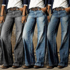 Lina | Retro Wide Leg Jeans