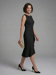 Cosima | Sleeveless Wrap Detail Midi Dress
