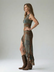 Zalia | Quiet Drape Midi Dress