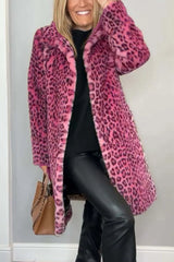 Sabrina – Luxe Leopard Faux Fur Coat