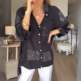 Skylar – Handwritten Button-Up Shirt