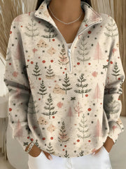 Women'S Merry Christmas Print Long Sleeve Top
