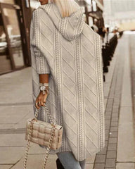 Faith – Long Hooded Knit Cardigan