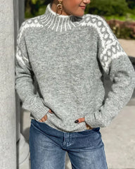 Celeste – Cozy Knit High-Neck Sweater