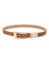 Metal Core Belt in Mocha Suede