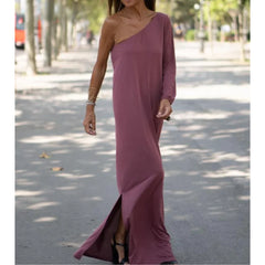 Aiden™ - Elegant One-Shoulder Dress