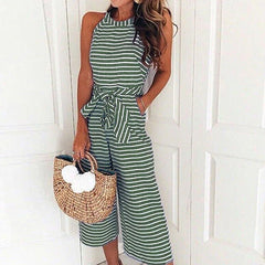 Hannah | Striped Jumpsuit