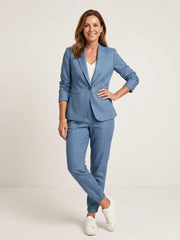 Ines | Notch Collar Relaxed Tailored Suit