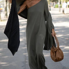 Flynn – Elegant One-Shoulder Dress