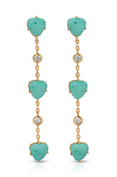 Turquoise Solstice Dangle Earrings
